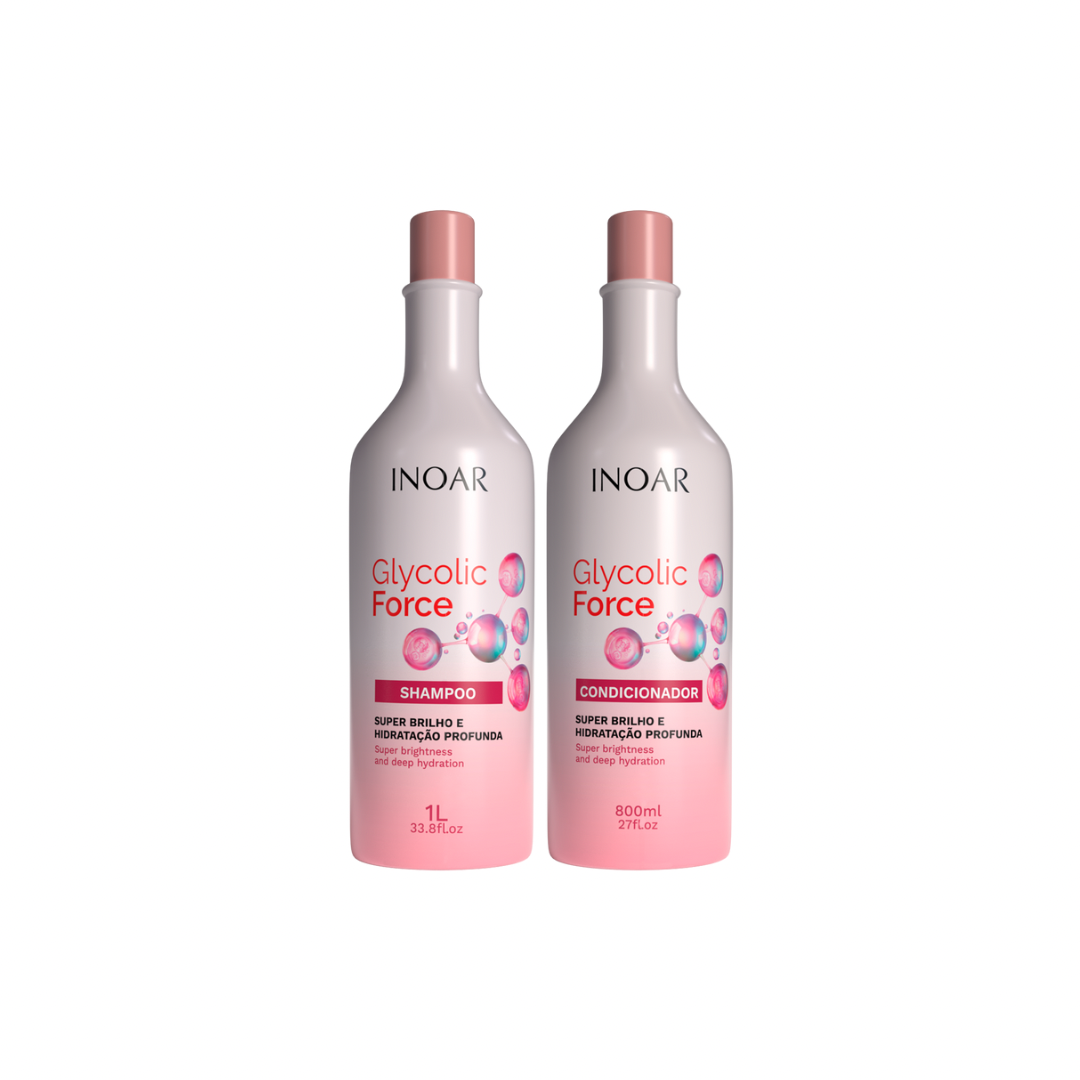 Glycolic Force Duo Pack (Szampon 1l + Odżywka 800ml)