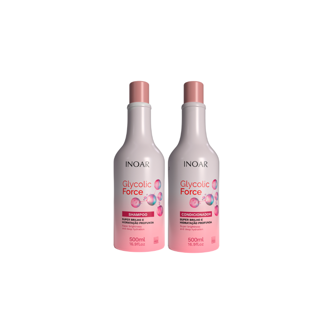 Glycolic Force Duo Pack (Szampon 500ml + Odżywka 500ml)